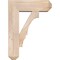 Ekena Millwork Balboa Craftsman Smooth Bracket w/ Offset Brace, Douglas Fir, 7 1/2"W x 22"D x 30"H BKT0806X22X30BOA04SDF - alternate 2
